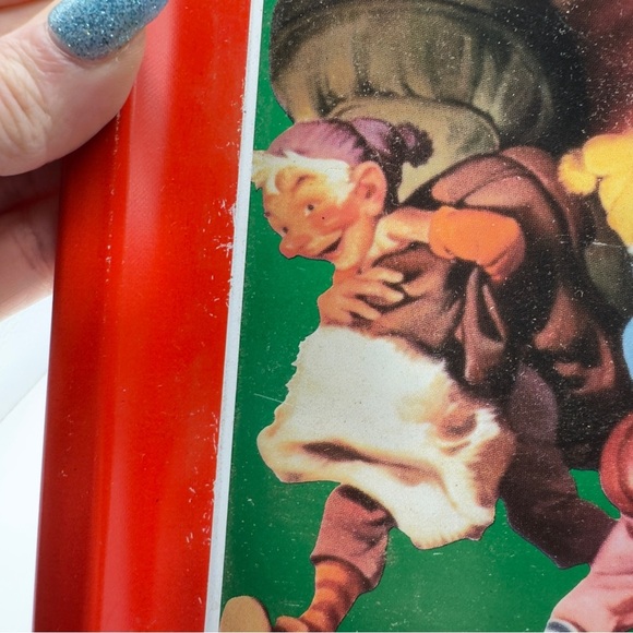 Coca-Cola Tray “Santa with Elves” | 1991 Repro of 1960 Sundblom Art | Vtg Coke - Picture 3 of 8